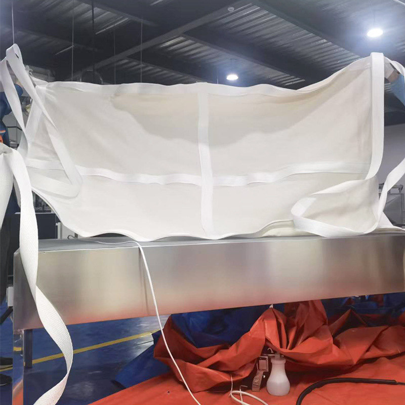 现货软托盘绿色帆布白色帆布吨包袋软托盘高强丝涤纶帆布批发