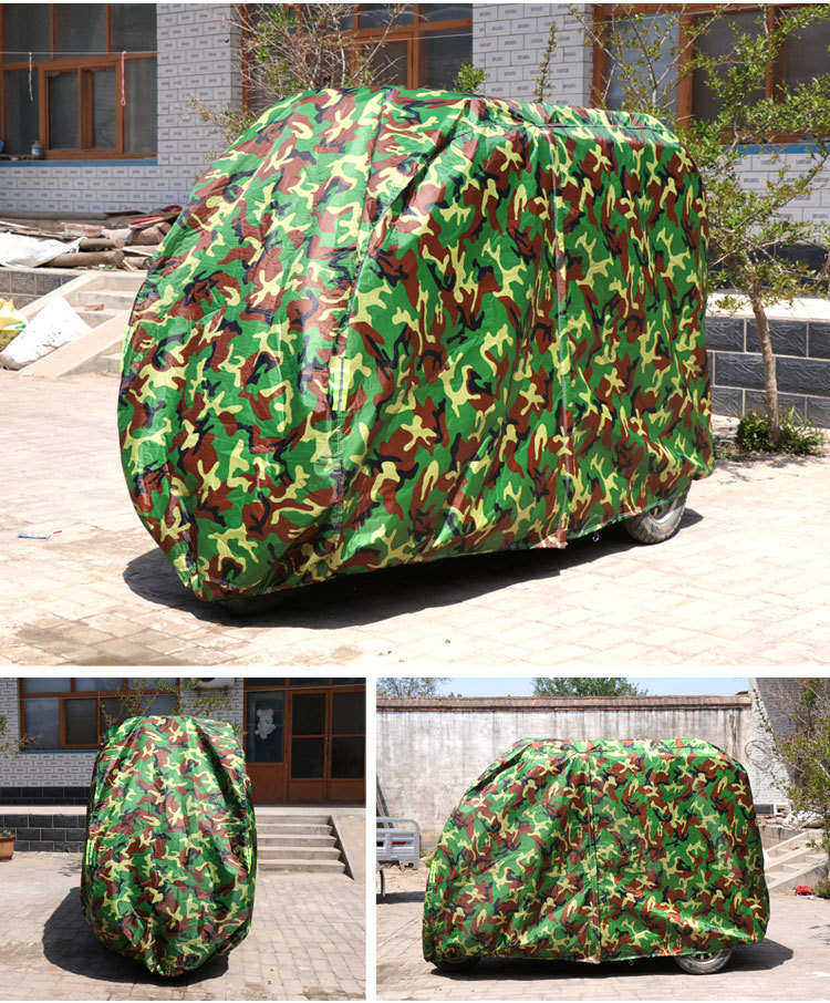 Electric Vehicle Tricycle Fully Enclosed Cover, Four-Wheel Elderly Mobility Scooter Cover, Rainproof and Sunproof, Suitable for All Seasons, Wholesale