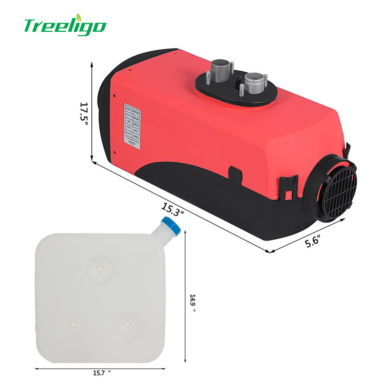 Calefacción diesel calentador de estacionamiento meseta máquina integrada LCD control remoto carcasa de aluminio de cuatro agujeros calentador diesel calentador de invierno image 5