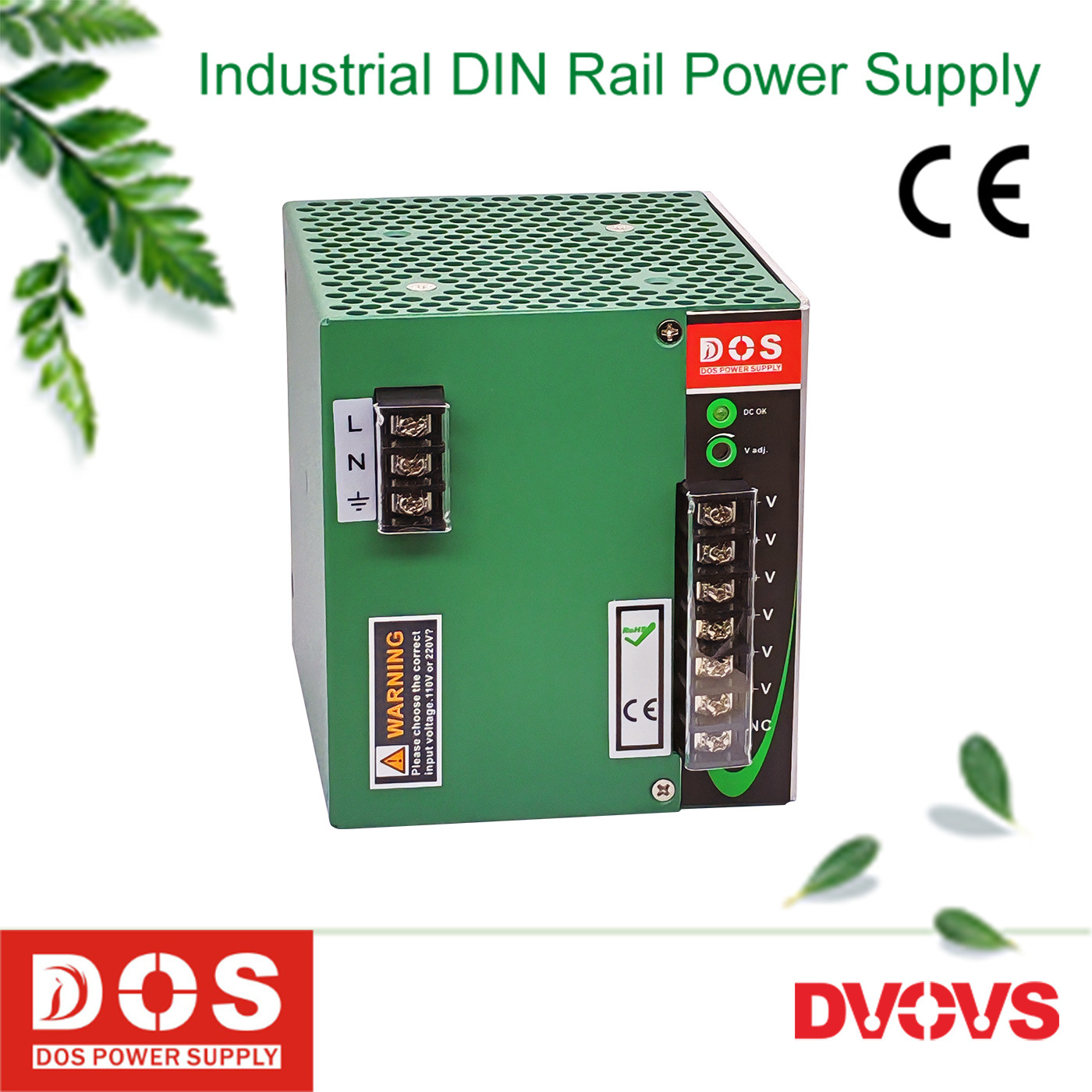 DOS工业级导轨式开关电源供应器DAR-500-24S直流24V21A质保三年