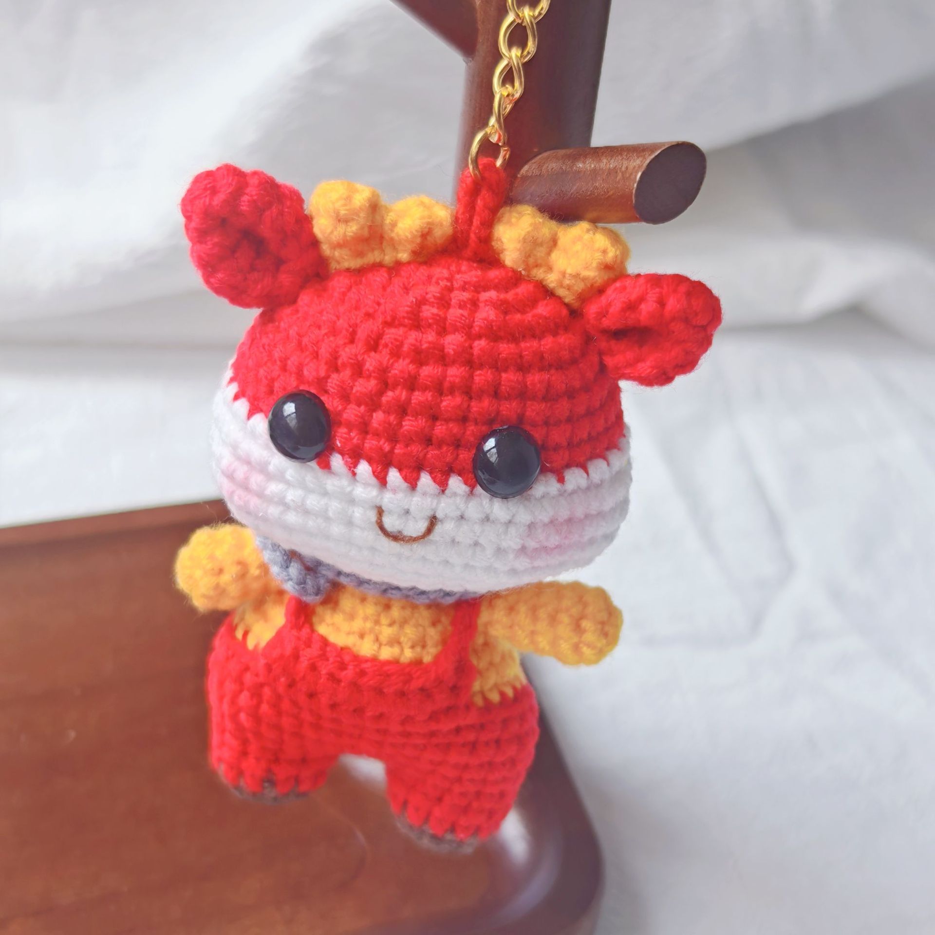 Colgante del zodiaco tejido a mano, muñeco de ganchillo hecho a mano, regalo lindo y personalizado, venta al por mayor y al por menor