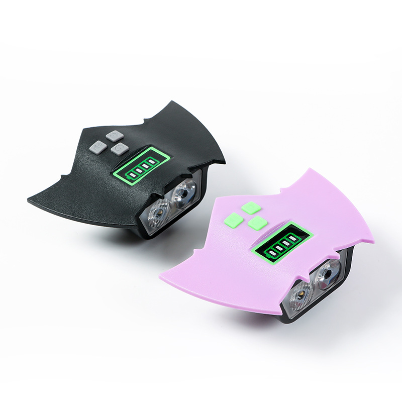 Carregamento USB para bicicleta de montanha, luzes noturnas com buzinas elétricas, aviso de segurança à prova d'água, faróis, equipamento de pilotagem_voghion.com