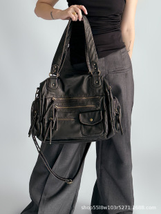 (Cross-border trading), retro bag one shoulder on the belt, Amazon