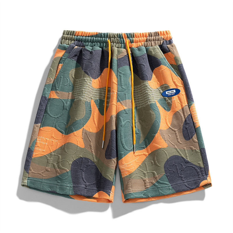 Men's summer shorts, five-point pants, loose fit, sporty, trendy, casual, mid-length shorts, factory direct sales.