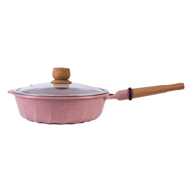 MGC maifan piedra wok hogar sartén antiadherente olla Cocina de Inducción estufa de gas especial antiadherente sartén