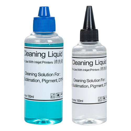 Inkjet printer nozzle cleaner, dye and pigment cleaner, export 100ml mouth cleaner