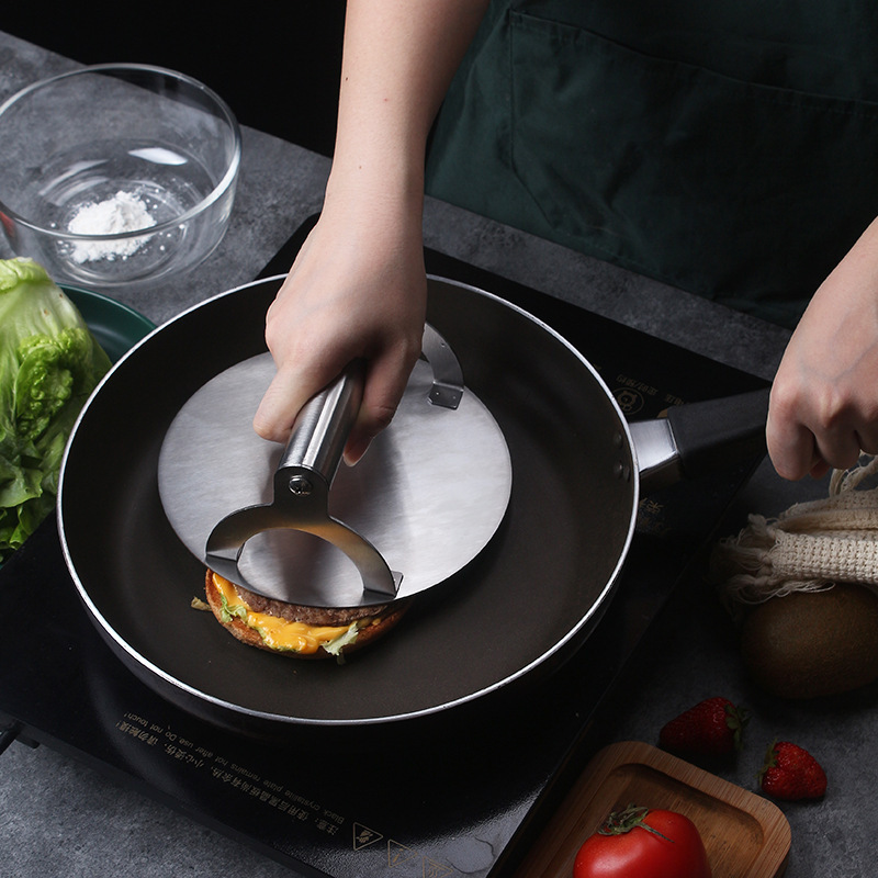 Гамбургер для мяса 430 из нержавеющей стали ручной круглый отжимной котлет модель говяжий пирог для прессования стейк инструмент
