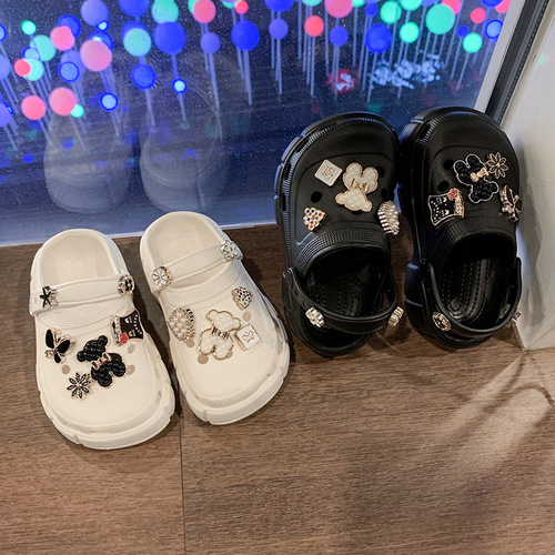 Children's shoes.  Children's Crocs Women's 2024 Spring and Summer New Middle Children's Slippers Men's