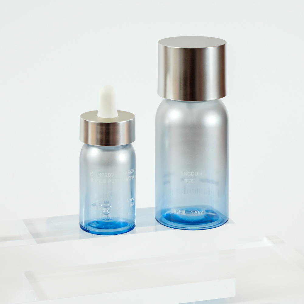厂家裸瓶现货30ml精油滴管瓶化妆品精华液瓶乳液瓶PETG塑料瓶明顿