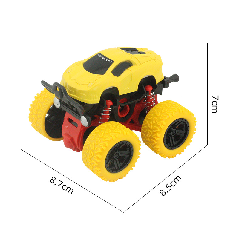 Juguete para niños tracción en las cuatro ruedas truco de inercia modelo de vehículo todoterreno niño juguete graffiti puesto de coche resistente a la caída al por mayor