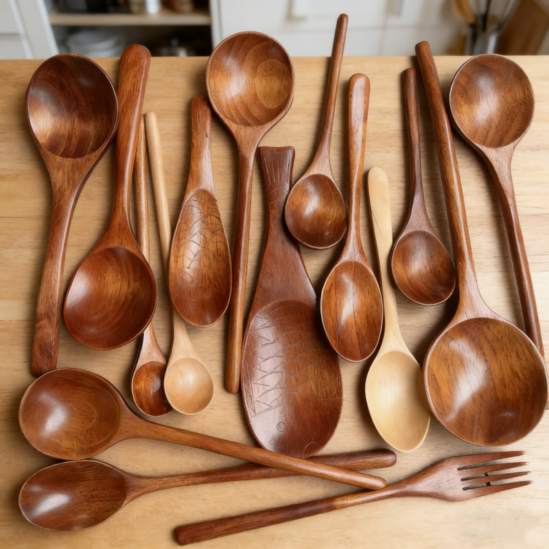 Japanese-Style Nanmu Fish-Shaped Spoon, Tortoise Shell Ramen Spoon, Wooden Rice Spoon, Wooden Coffee Spoon, Japanese Wooden Spoon Japanese-Style Nanmu Fish-Shaped Spoon, Tortoise Shell Ramen Spoon, Wooden Rice Spoon, Wooden Coffee Spoon, Japanese Wooden Spoon