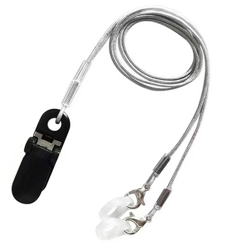 Audífono Cuerda anti-perdida de una sola oreja de doble oreja cordón anti-caída niños y ancianos cubierta protectora especial accesorios de clip fijo