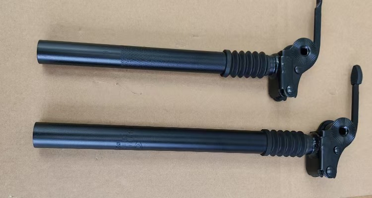 Folding Shock Absorption Seatpost for Electric Vehicle Scooter