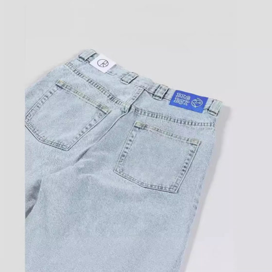 Polar Big Boy Denim Shorts American Niche Y2K Cartoon Graphic Embroidery Retro Skateboard Casual Shorts