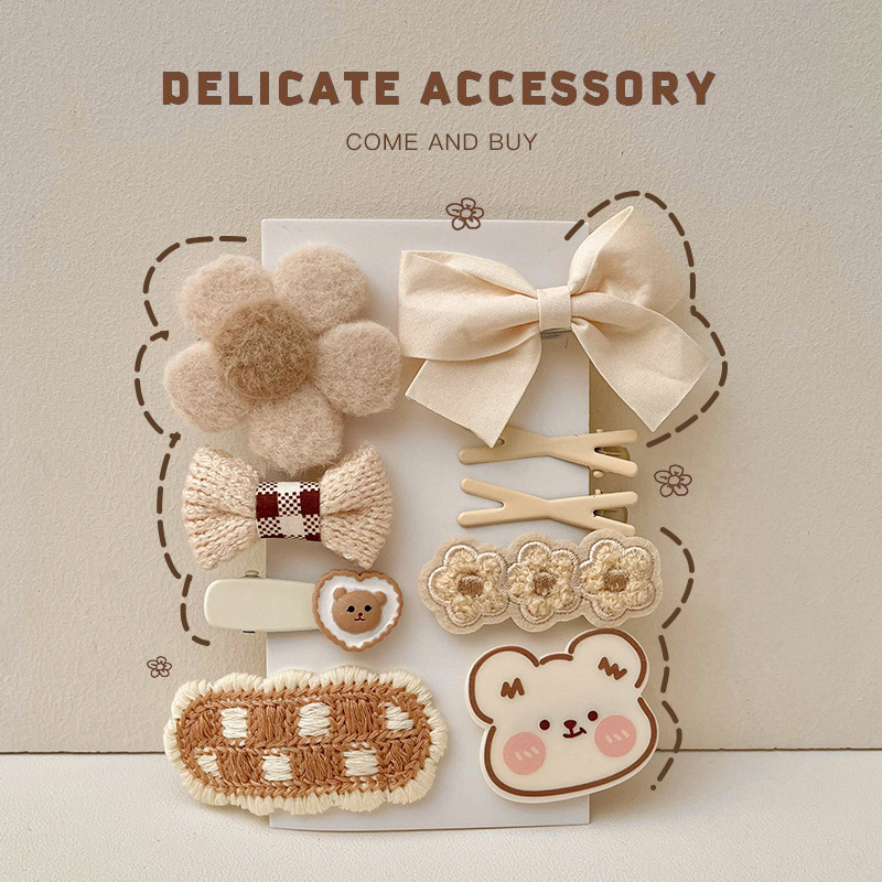 Accesorios para el cabello para niños Horquilla linda de dopamina Clip de flequillo lateral para niñas horquilla Clip de pico de pato de dibujos animados para niñas tocado