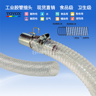Plastic particles centralized feeding pipeline engineering toyox anti-static hose TPE donghuax