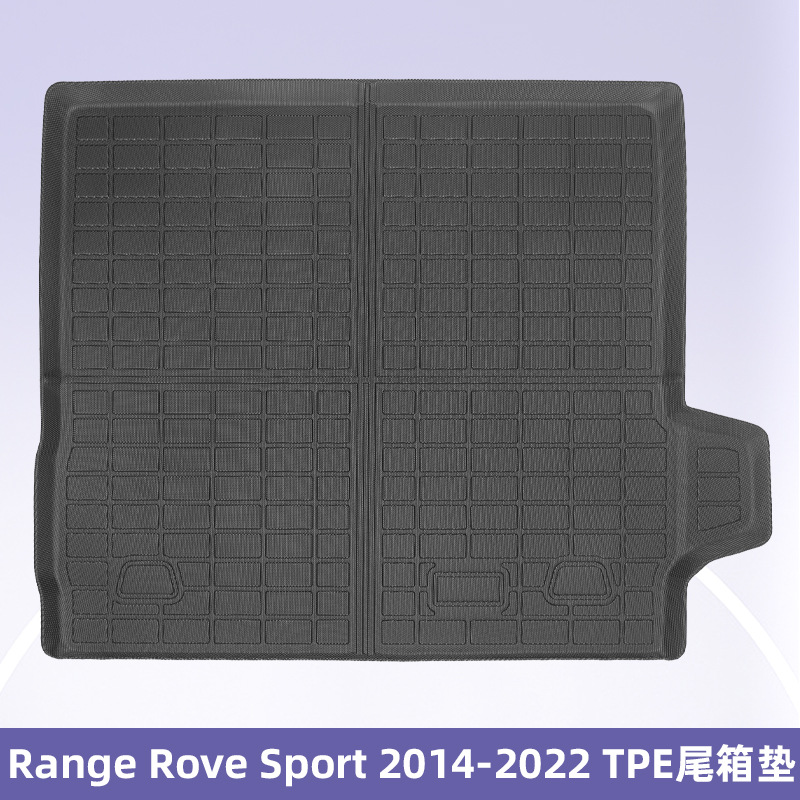 Para Range Rove sport 2014 - 2022 3D TPE para todo el tiempo Cojín de pie Cojín de maletero