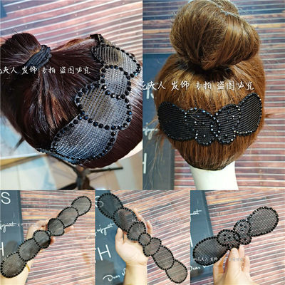 Bangs Hair hoop adult Post Big Kids Hair Broken hair lengthen black Hair band Velcro Headdress