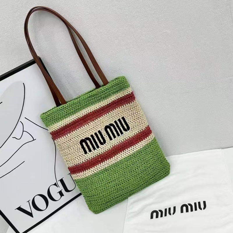miu ビーチトートバッグ トートバッグ ラフィア ショッピングバッグ ストローバッグ 大容量 シンプル ショルダー レディースバッグ|undefined
