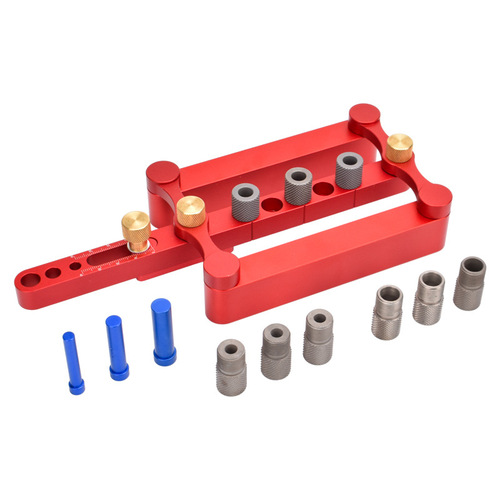 Woodworking drilling locator, round wood tenon hole opener, panel furniture puzzle drilling artifact, auxiliary tool, Fengsen Tools