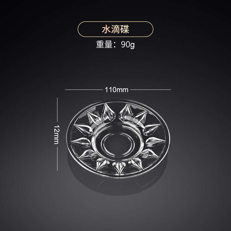 Creativa taza de café turco, plato, taza de té caliente, taza de calabaza de vidrio de estilo europeo, taza de té negro pequeño, taza pública