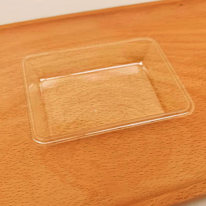 Cheap Transparent Disposable Sushi Sauce Dish Takeaway Sauce Dish Tray Mustard Seasoning Box Sauce Vinegar PET Dish
