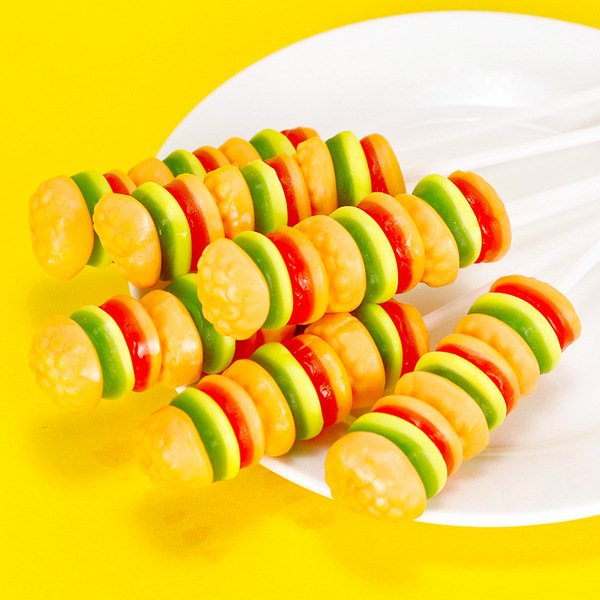 Milk dragon 28g skewer burger candy children's snacks cartoon…
