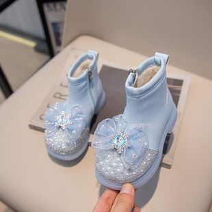 ��ɯѥ��ˮ������Ь��ѥŮͯѩ��ѥ2025�ﶬСŮ����Ь������Ь