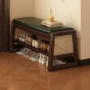 门口家用实木入户鞋架