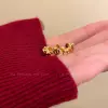 Copper coin Trojan horse ring