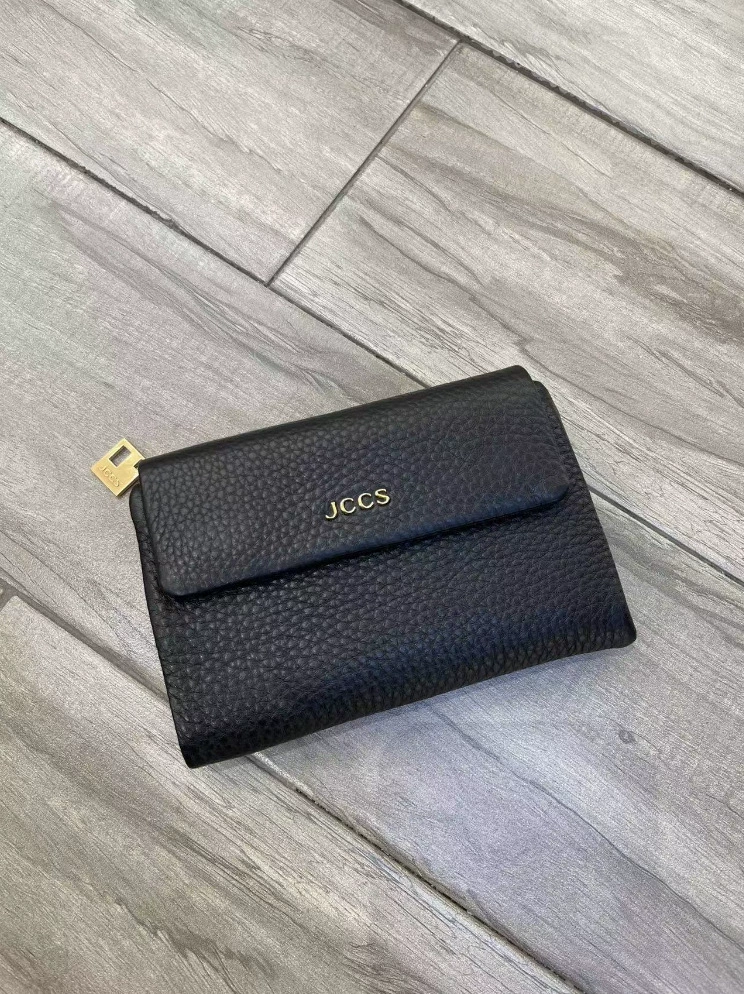  Folding universal leather wallet for men and women, genuine leather