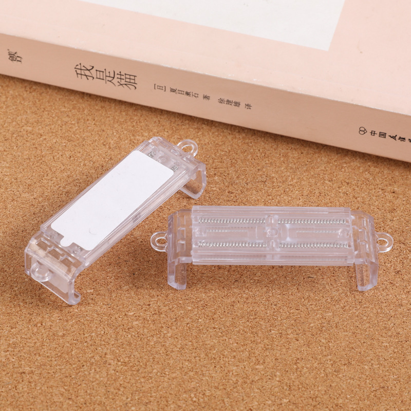 Clip trasero de acrílico transparente para teléfono móvil Material de bricolaje Funda para teléfono móvil Colgante de joyería Clip de accesorios de acrílico telescópico