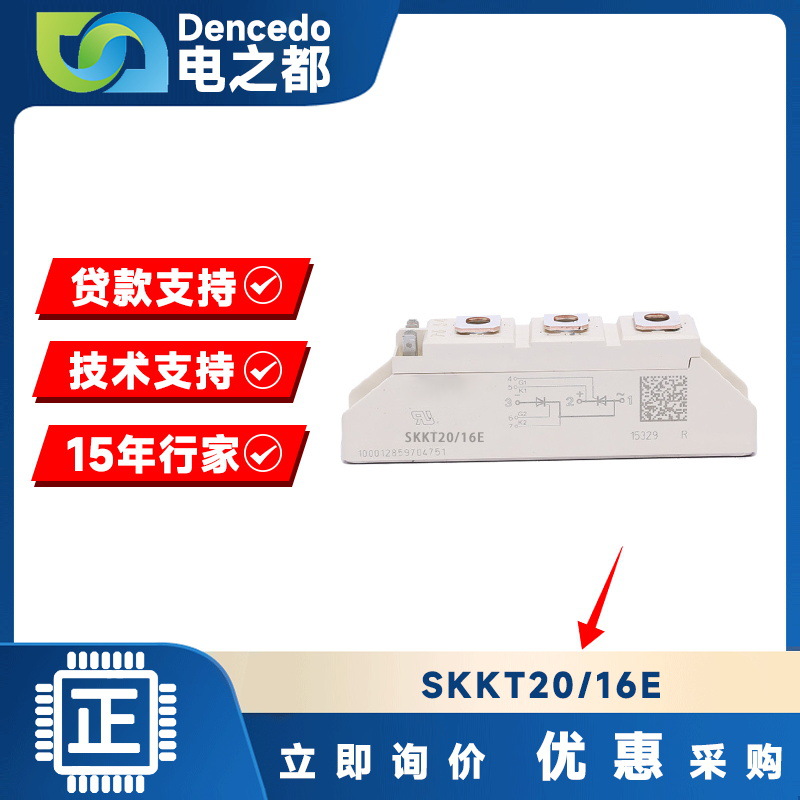 SKKT20/16E MODULE IGBT可控硅功率模块 原装全新