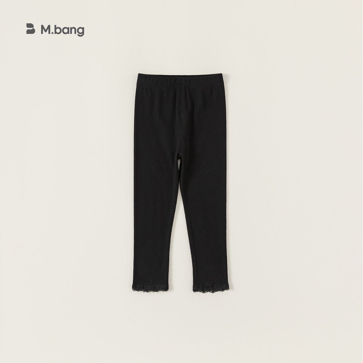 Babycity primavera y otoño nuevas niñas color sólido encaje leggings desgaste exterior de los niños pantalones delgados 24032