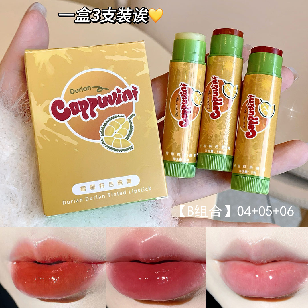 Cappuvini pomegranada lápiz labial de color de pomegranada hidratación conjunto de lápiz labial de larga duración maquillaje de color nacional