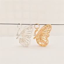 14k��ɫ΢�䆺�������U�ո������ˮ��diy��������Ʒ����