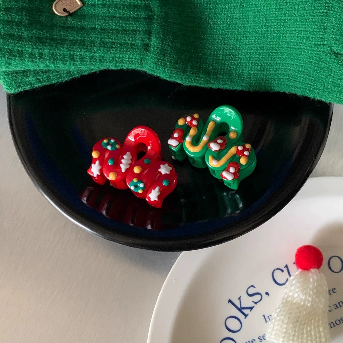 (Cross-border trading), painted creative small design crab pin, bangs