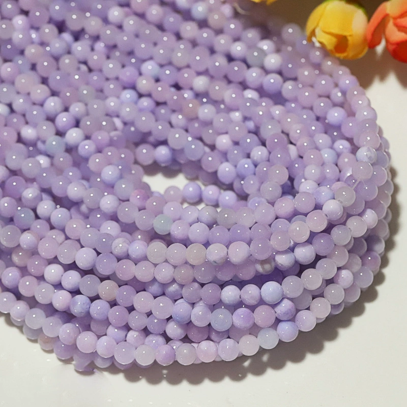 organic purple starry sky, тканые круглые бусины нефрит ручной работы, браслет, ожерелье с бусами и аксессуары, 6-12 мм, DIY