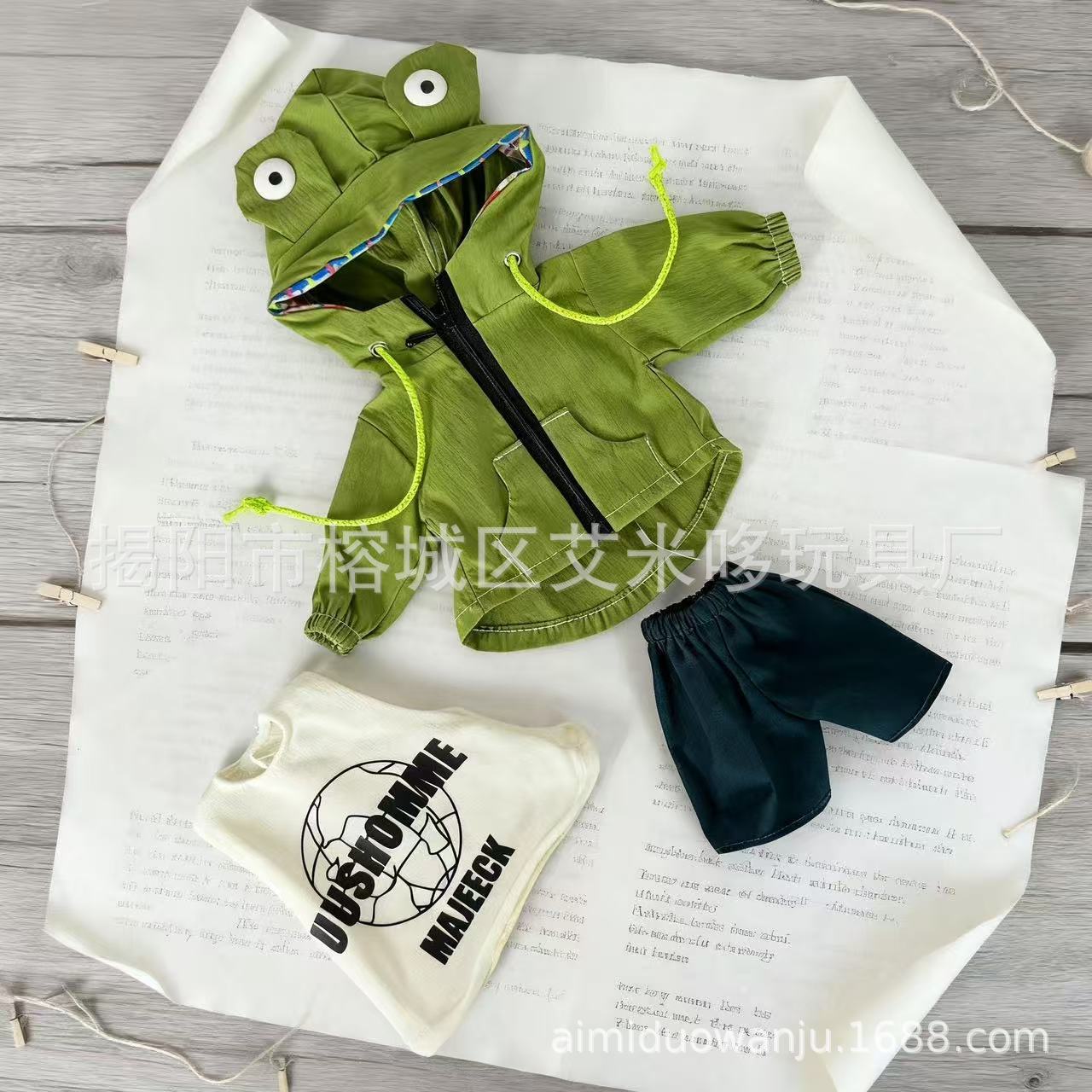 Bjd 6-Point Doll Clothes 30cm Yitian Barbie Doll Clothes Dress-Up Lolita Dress Overalls Skirt Set