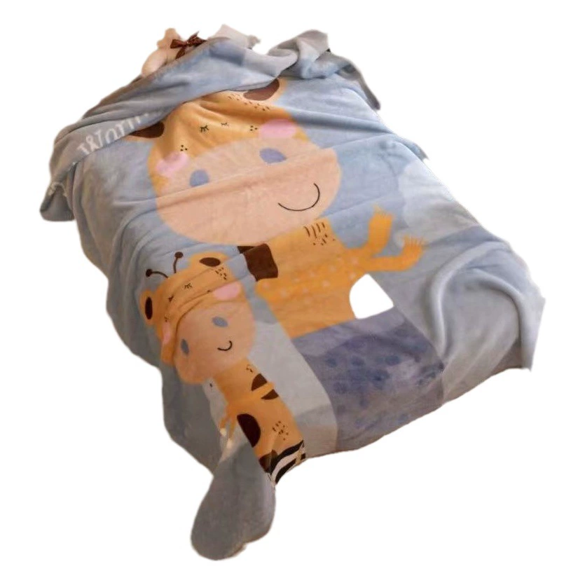 Трансграничное детское одеяло, однослойное Фланелевое маленькое одеяло, Коралловое флисовое детское одеяло, летнее ворсистое детское одеяло, внешняя торговля