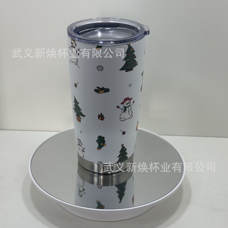 クロスボーダークリスマス特別な 40 オンス車二層ステンレス鋼車断熱カップアイスカップストロー卸売|undefined