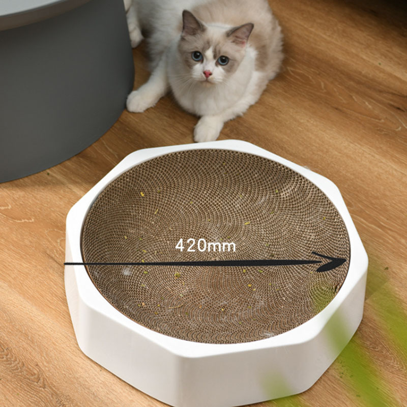 碗形猫抓板窝一体碗形猫窝瓦楞纸不掉屑磨抓器宠物用品