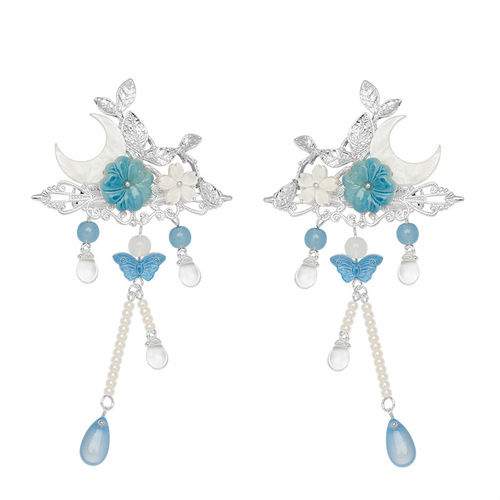 Hanfu hair accessories set hairpin hairpin tassel hairpin ancient style temperament step shake Chinese style headdress 19.9GF113