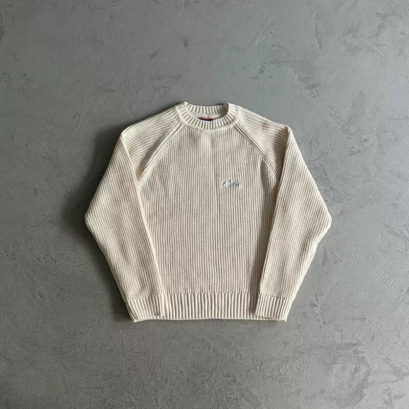 Vintage Cross-Border Men's Thick Sweater European and American Winter Warm Pullover Knitted Tweed Casual Versatile Vintage Cross-Border Men's Thick Sweater European and American Winter Warm Pullover Knitted Tweed Casual Versatile
