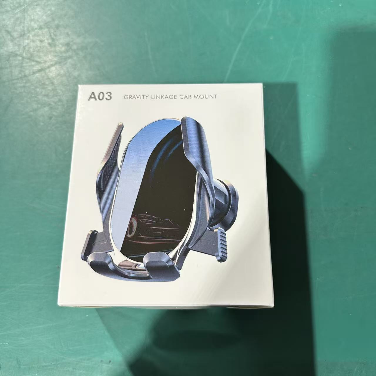 Car Mobile Phone Holder Mirror Automatic Clip Rotatable Air Outlet Navigation Manufacturer Wholesale Mirror Rotation