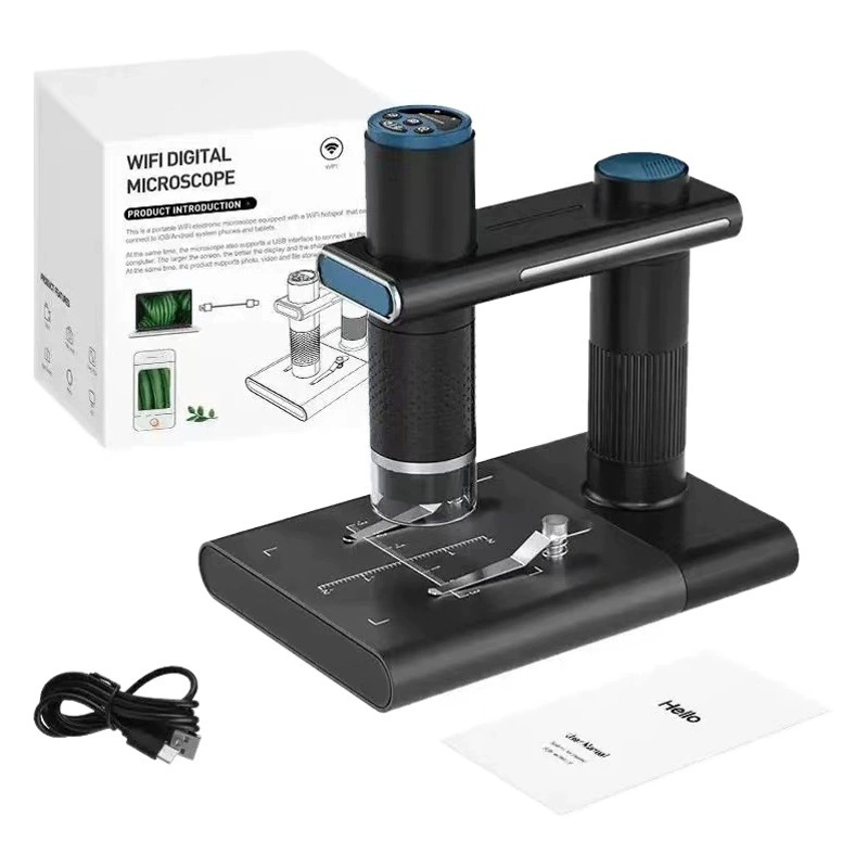 Голова птицы WiFi микроскоп сотовый телефон микроскоп скальп детектор промышленного красоты электронный цифровой увеличительное стекло