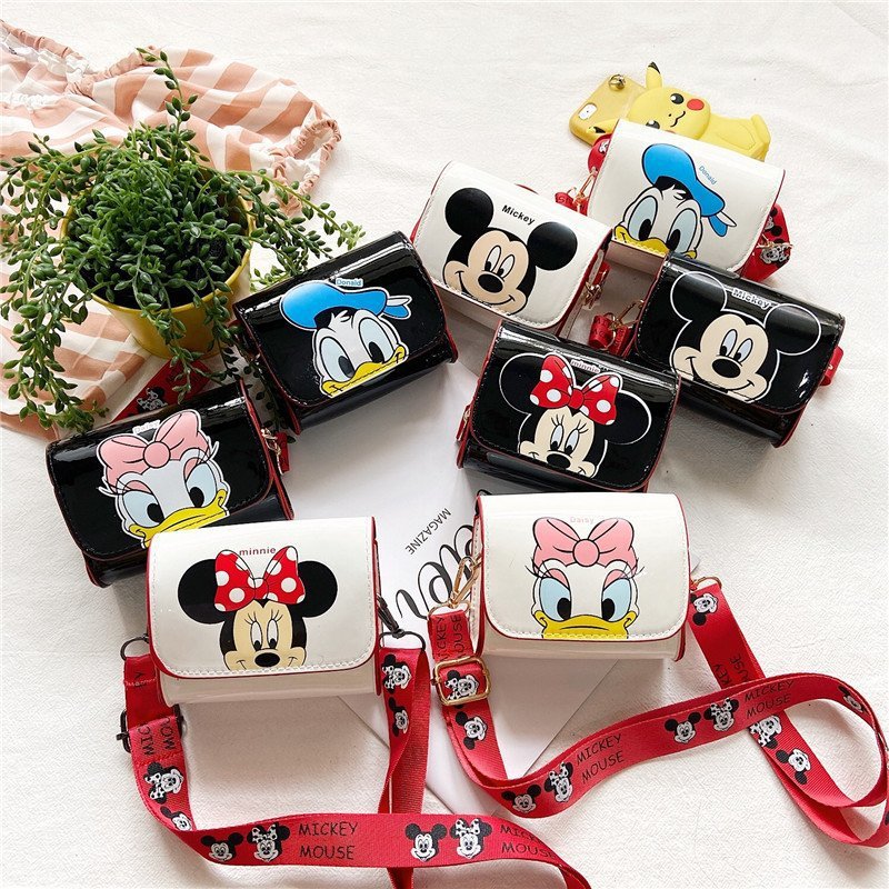Children's Bags 2021 new pattern The single shoulder bag lovely Cartoon Inclined shoulder bag men and women Mini Square bag coin purse