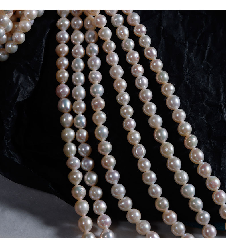 Simple Style Round Pearl Beaded Jewelry Accessories 1 Piece
