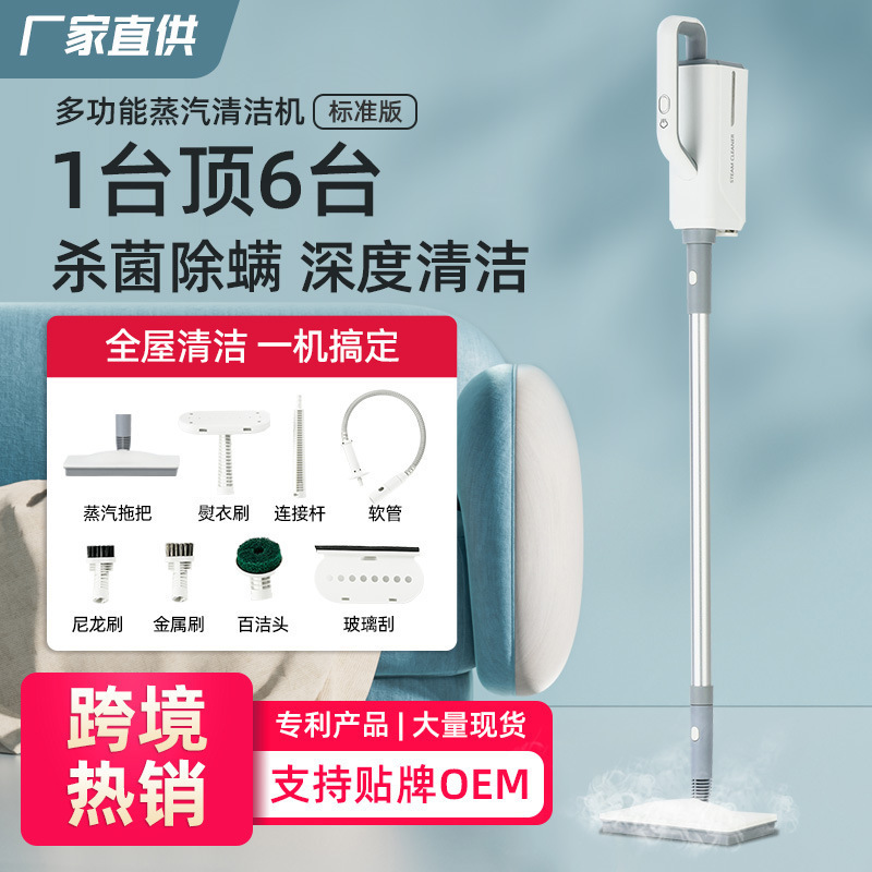 Factory Direct Sales New Household Multifunctional Sterilization and Mite Removal Steam Cleaner Electric Steam Mop