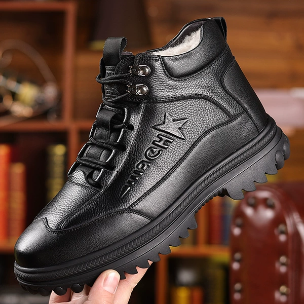 6388 black cotton shoes